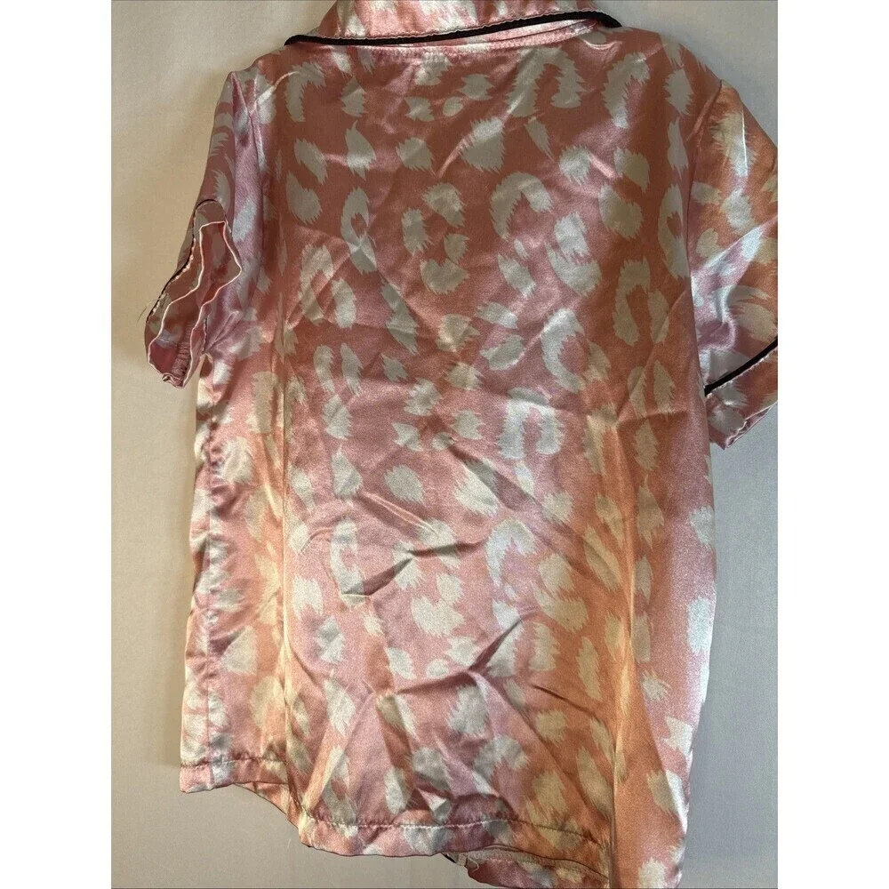 Pink And White Print 2 Piece Set Size 3T Preowned